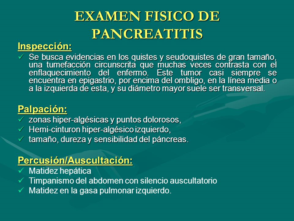 Puede haber piedras en el pancreas